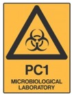 Microbiological Laboratory Hazard Sign