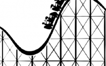 An artist's impression of a roller coaster