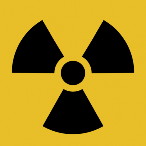 International radiation danger symbol Radioactive Decay: a sweet simulation of a half-life