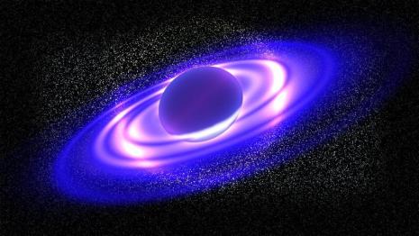 Artist's impression of a black hole Word puzzles on the universe