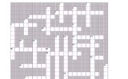 A crossword grid