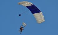A skydiver