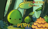 Cartoon seeds with the game title of Reproduction Buddies
