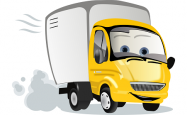 Cartoon of a truck