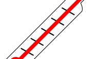 An artist's impression of a thermometer
