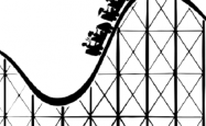 An artist's impression of a roller coaster